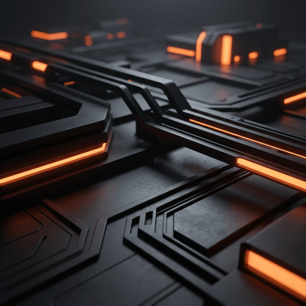 Abstract AI Technology Background